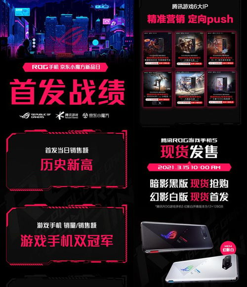 ROG游戲手機5首發創新高，172萬玩家期待幻影白開售，手機軟件開發與銷售助力
